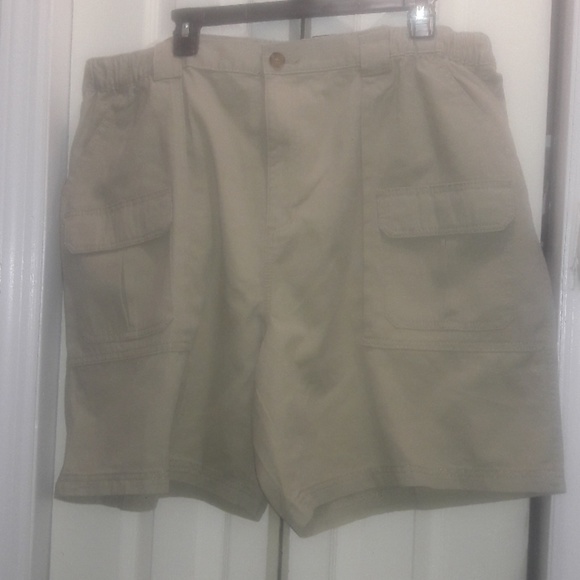 Classic-fit Side Elastic Cargo Shorts 42 B1 - Picture 6 of 7